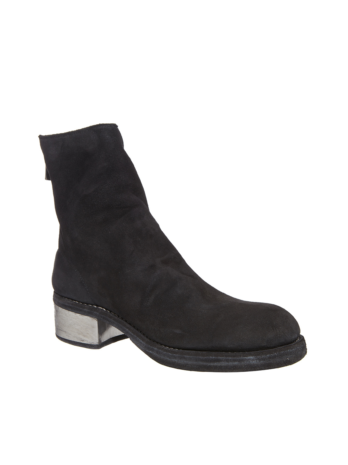 Guidi Women's Boots With Back Zip In Black
