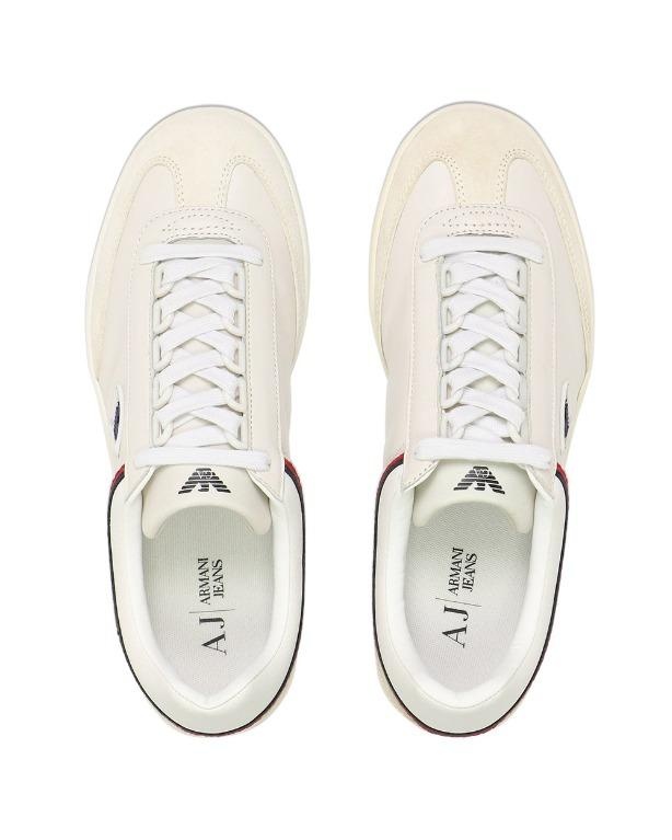 ARMANI JEANS LOGO DETAILS CASUAL SPORTS SHOES