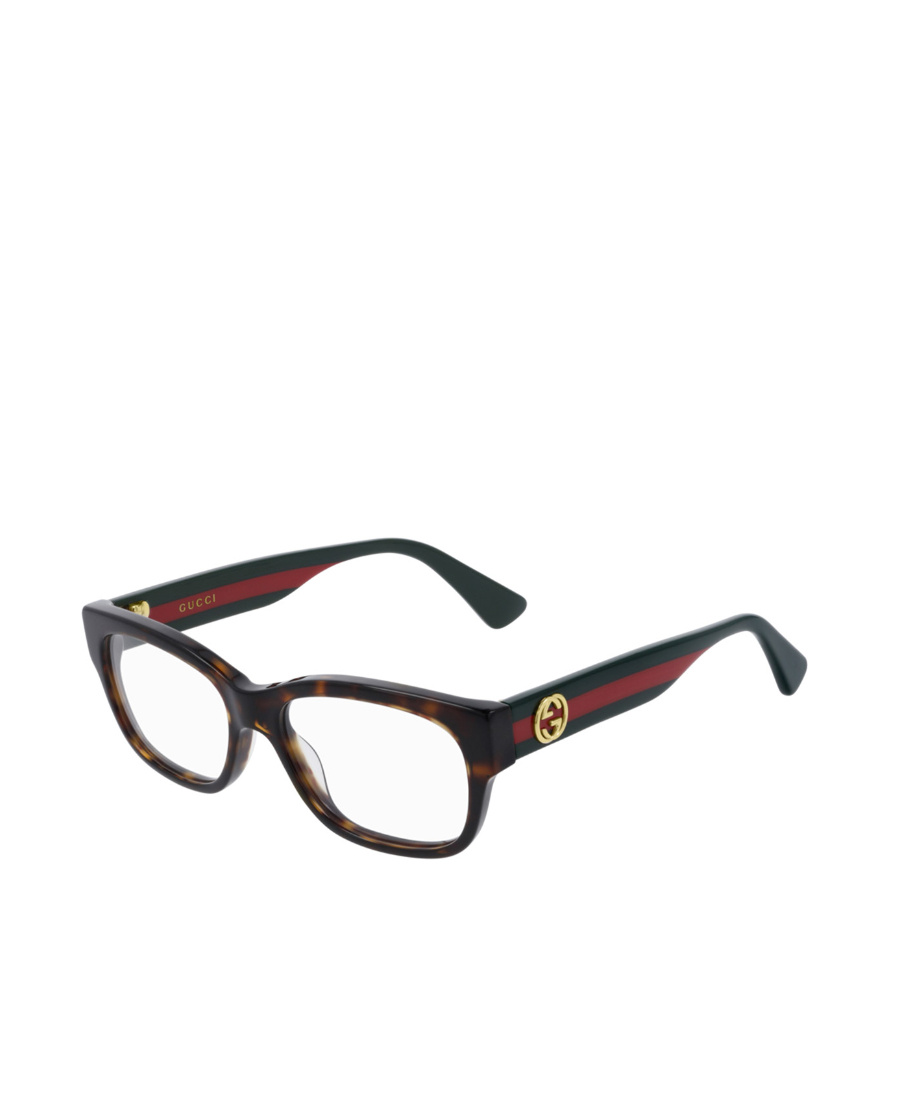 Gucci Eyewear Rectangular Frame Glasses In Black