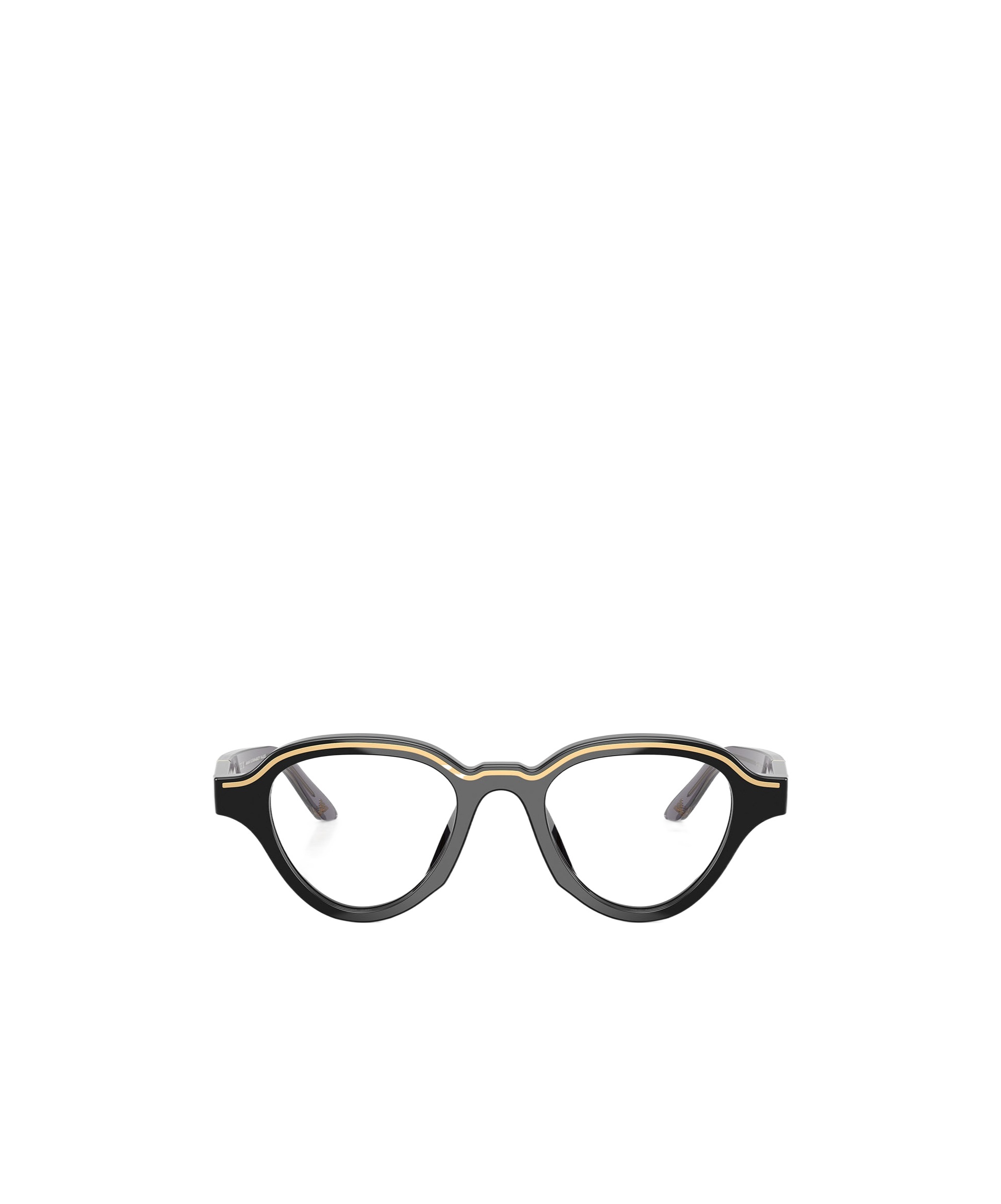 Emporio Armani Full Frame Plain Mirror In Black