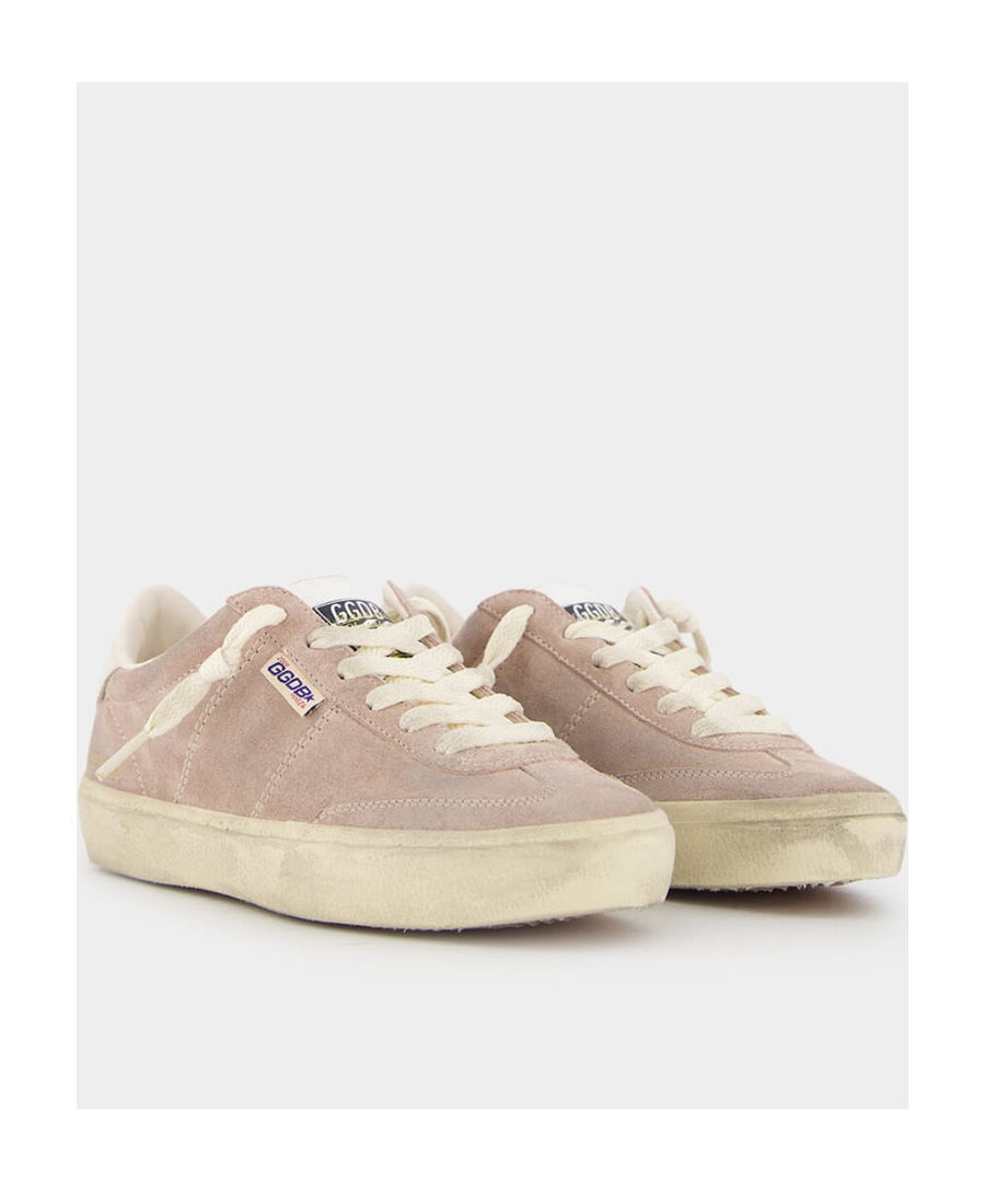 Golden Goose Soul Star' Sneakers In Purple Suede In Nude