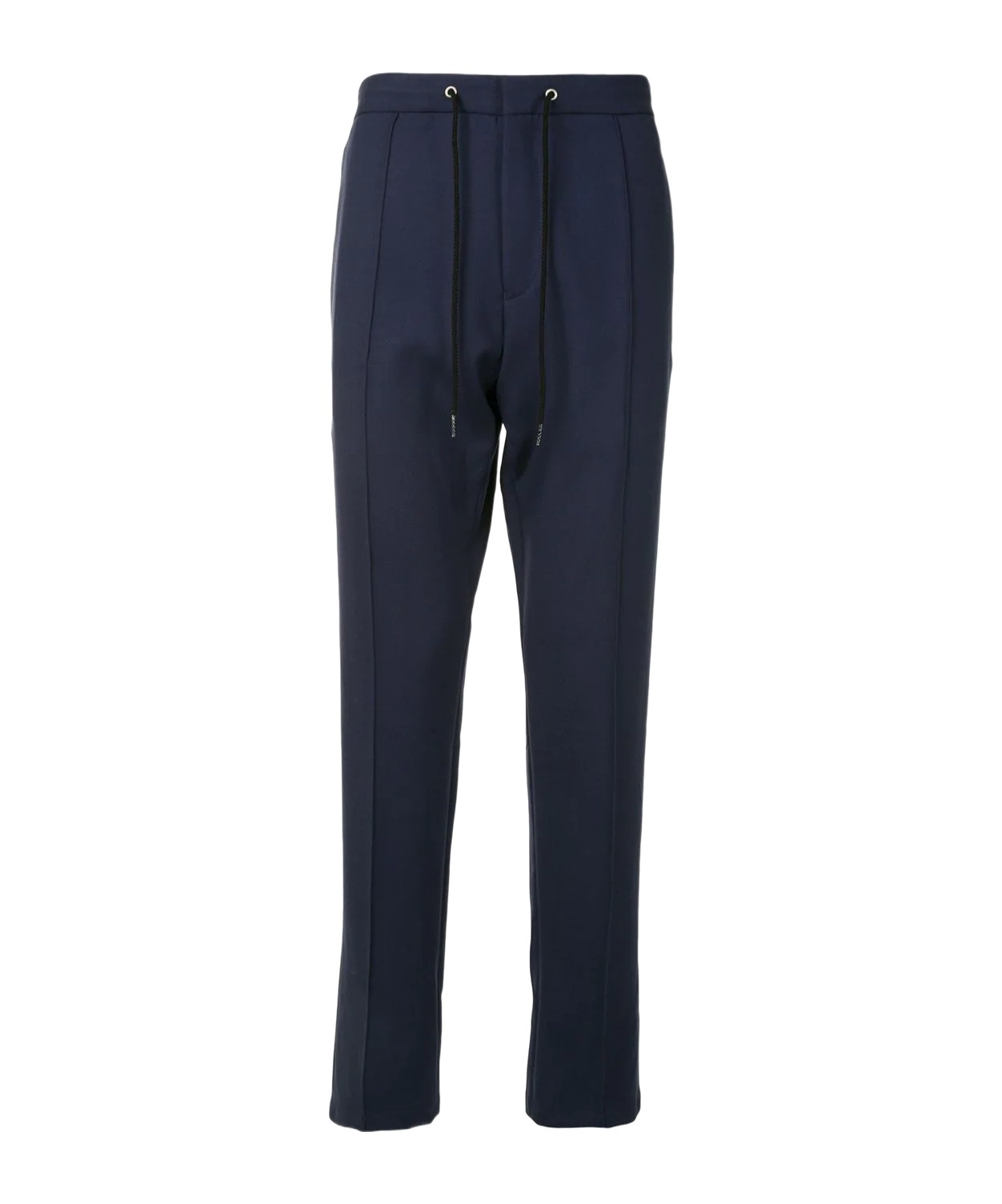 Kenzo Piped-trim Drawstring Waist Trousers In Black
