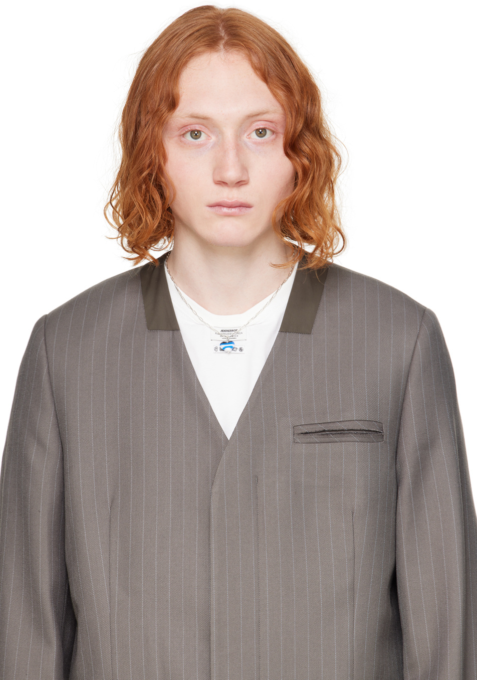 Ader Error Rapil Necklace In White
