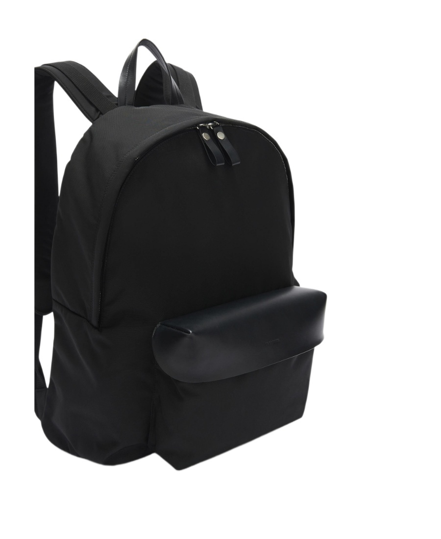 Jil Sander Debossed-logo Backpack In Black