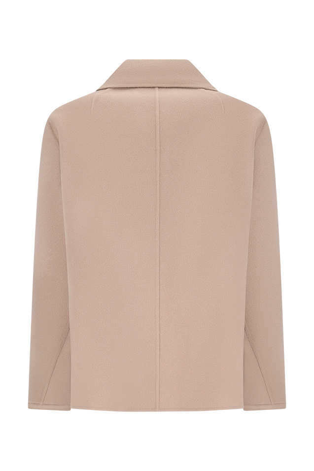 Max Mara Long Sleeve Casual Jacket In Brown