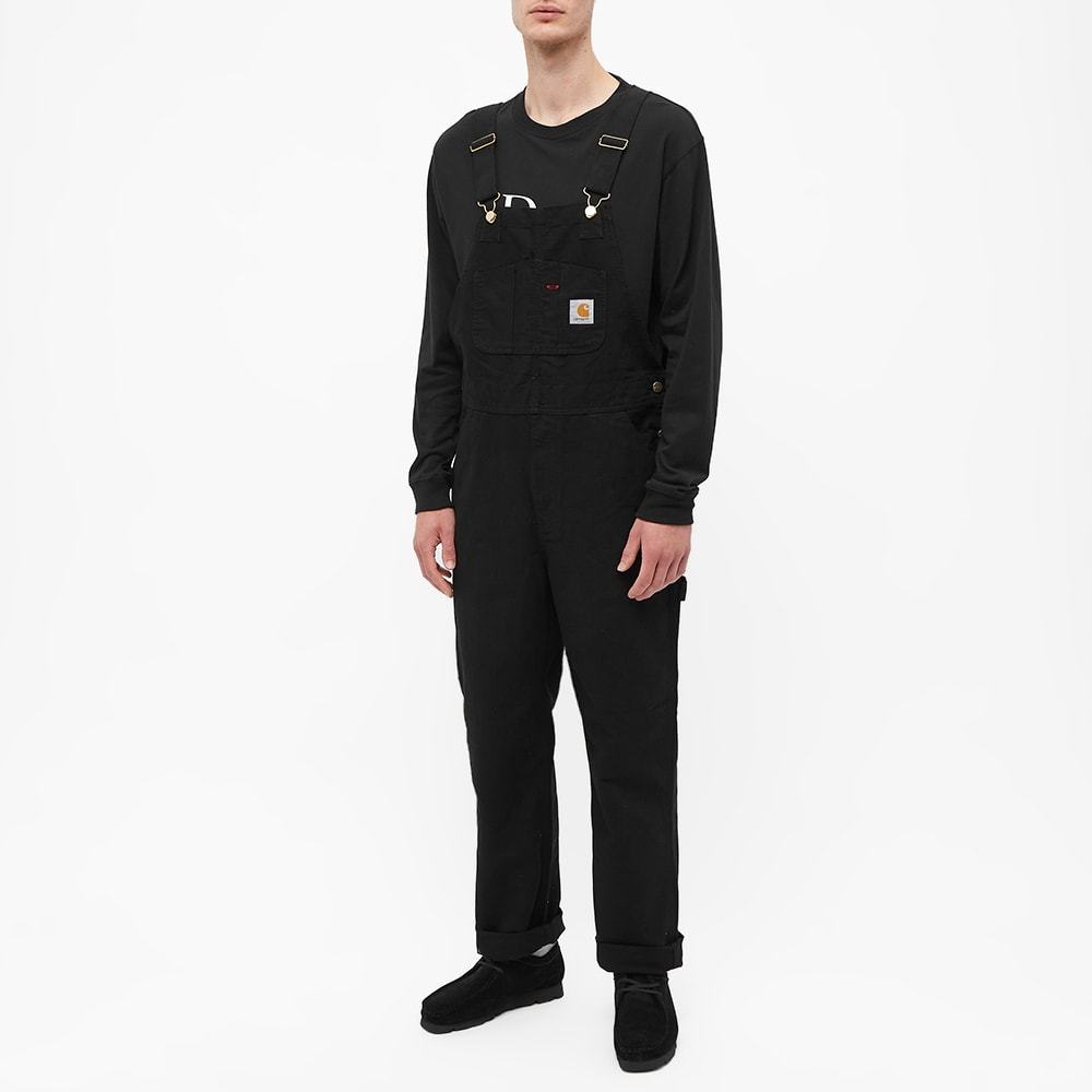 Carhartt Logo-patch Bib Overall In Black