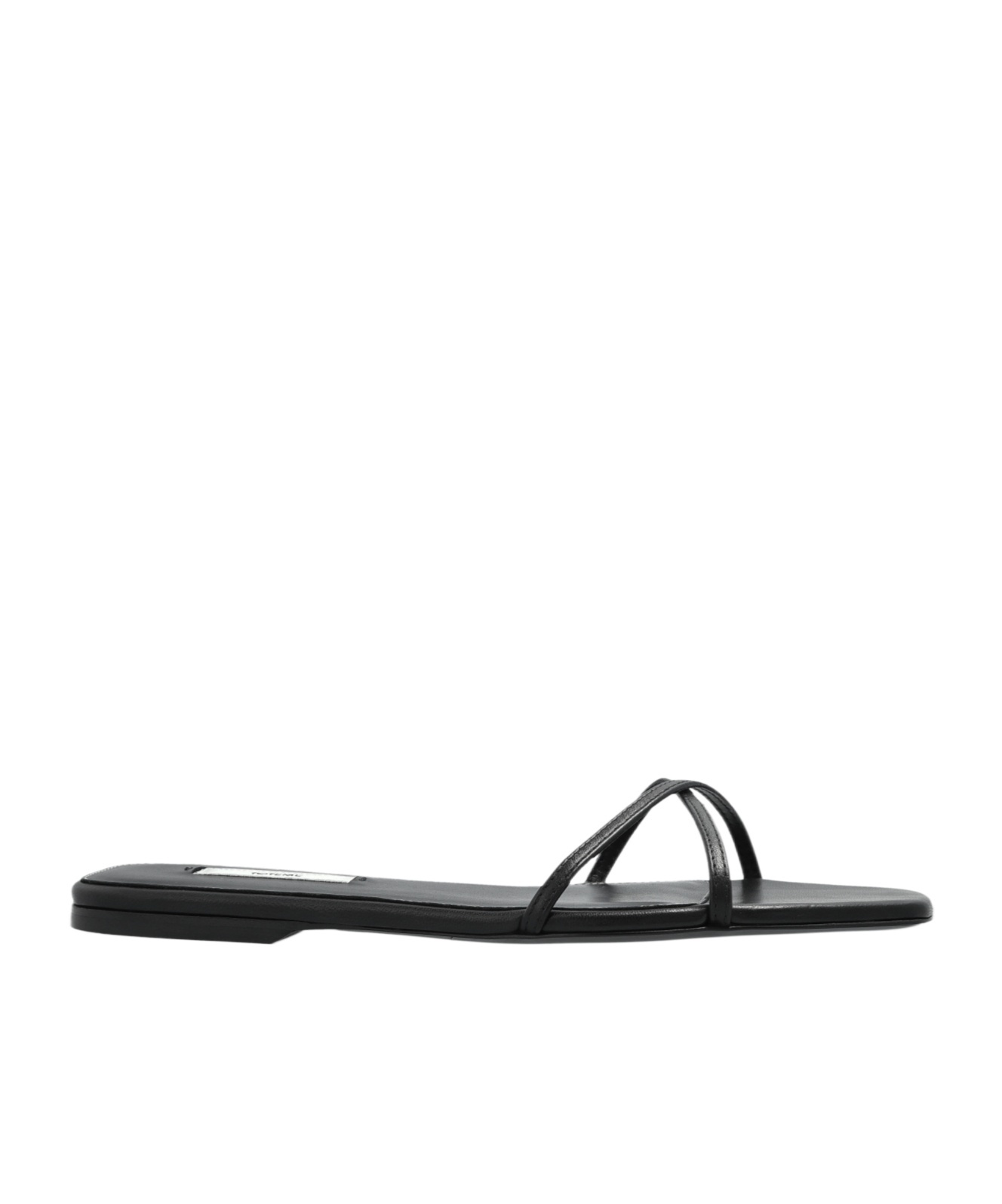 Totême Crossover Strap Square Open Toe Sandals
