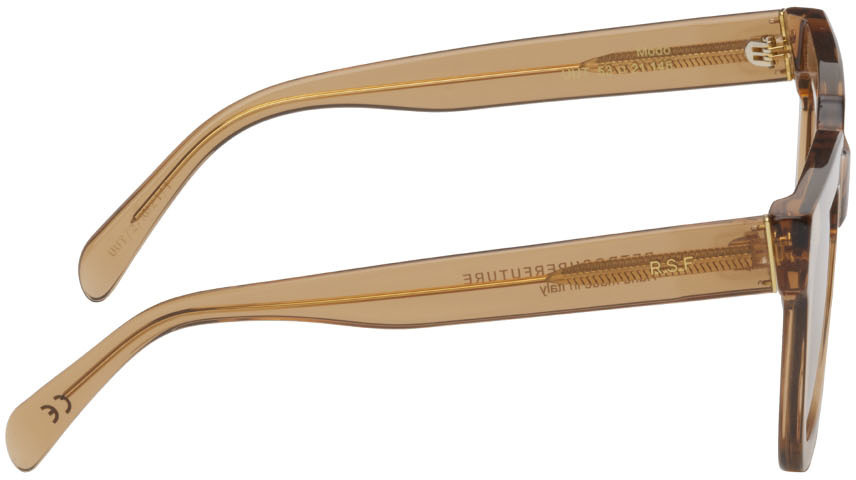 Retrosuperfuture Logo Sunglasses In Green