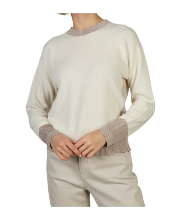 Drumohr Long-sleeved Sweater In White