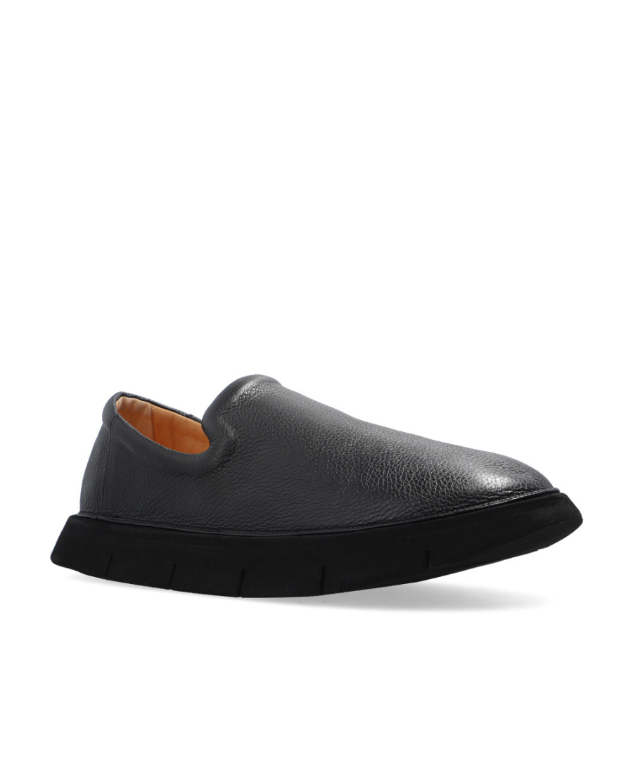 Marsèll Slip-on Leather Loafers In Black
