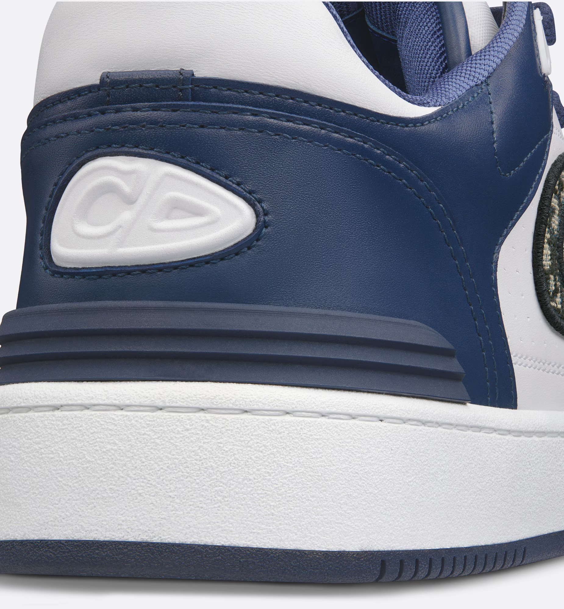 Dior Man B57 Man Blue Sneakers In White