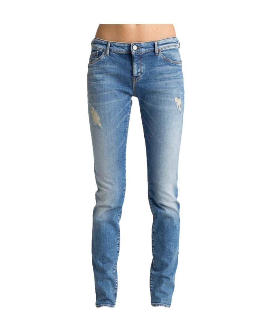 EMPORIO ARMANI THE LOGO IMITATES OLD JEANS
