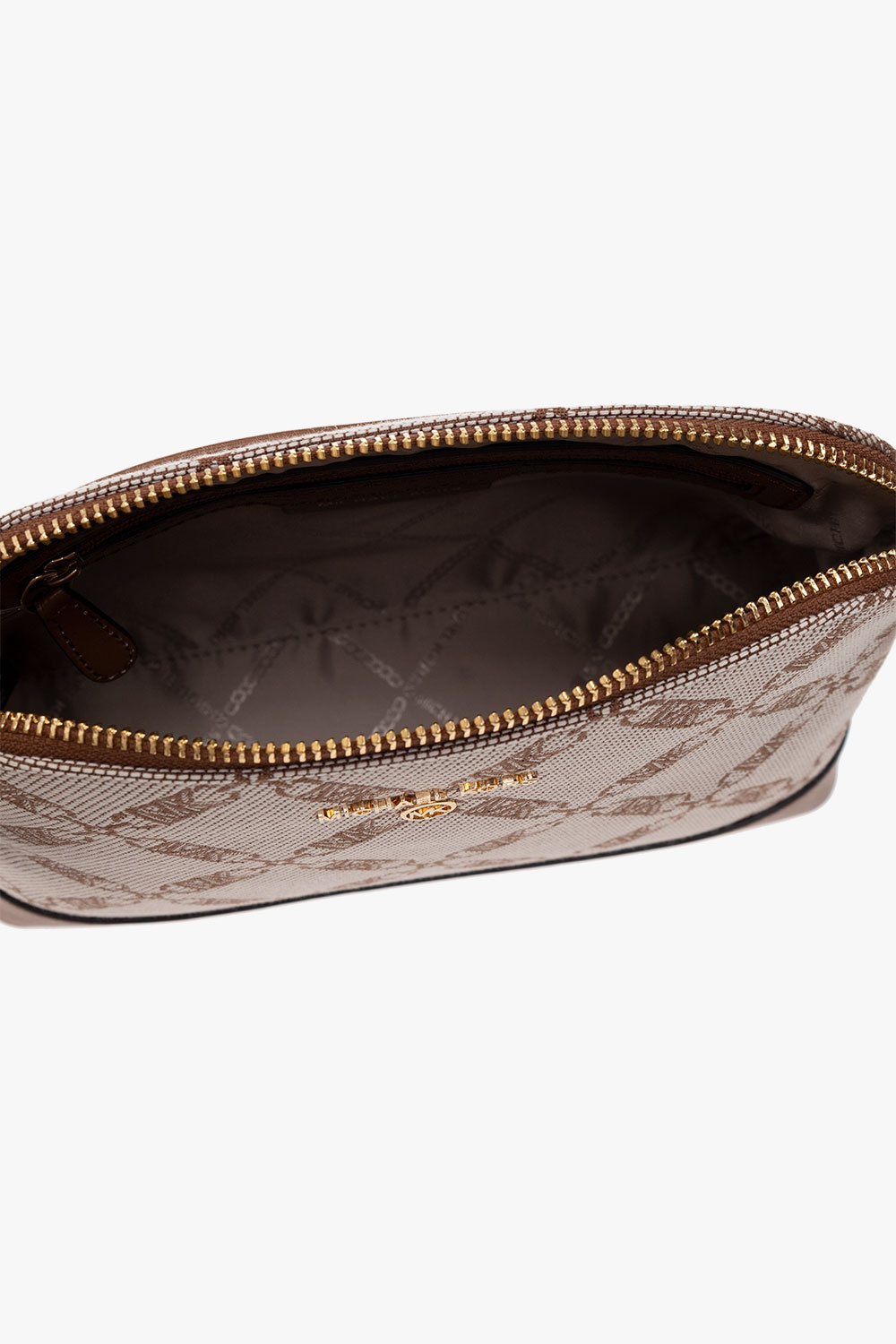 Michael Michael Kors Logo-embossed Crossbody Bag In Brown