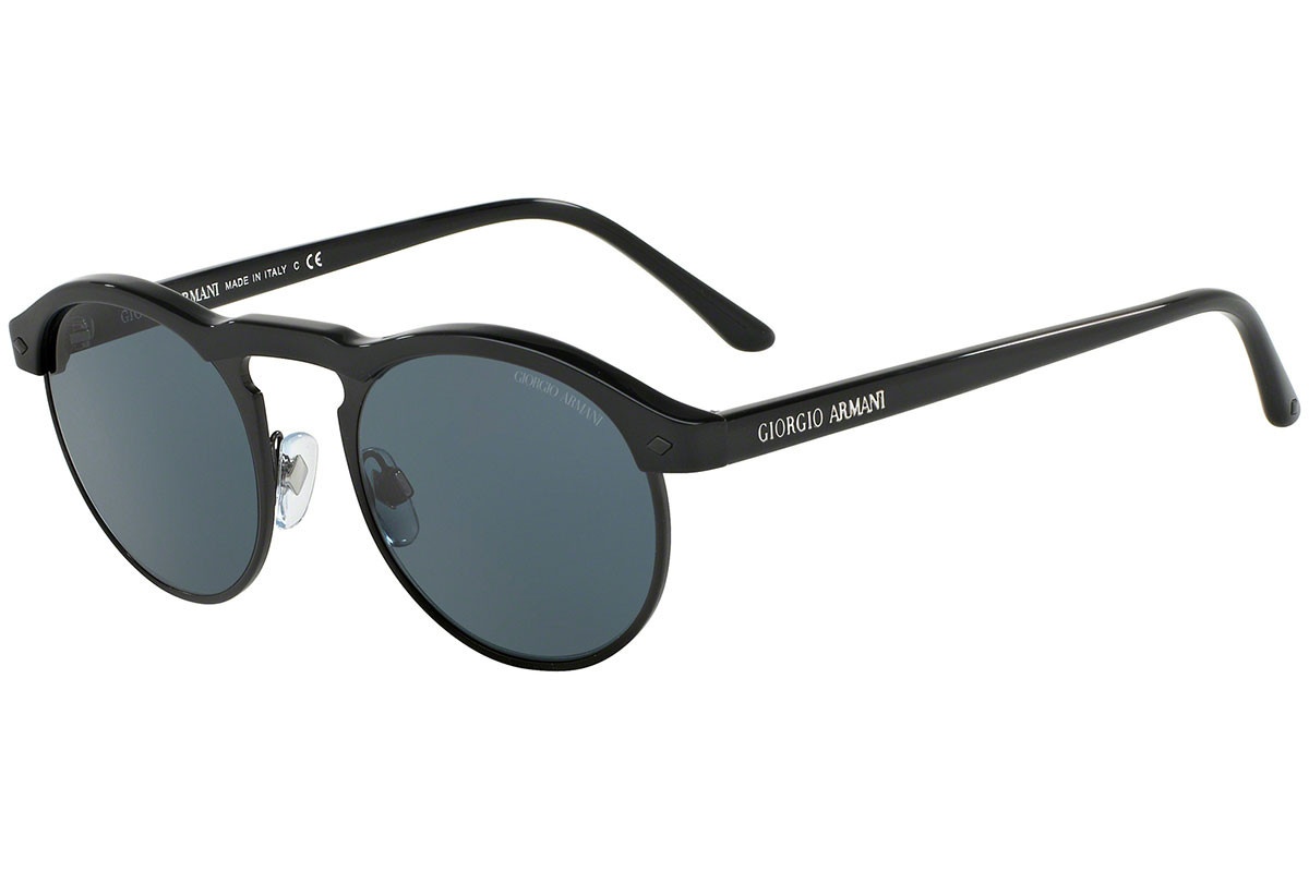 Giorgio Armani Logo Sunglasses In Green