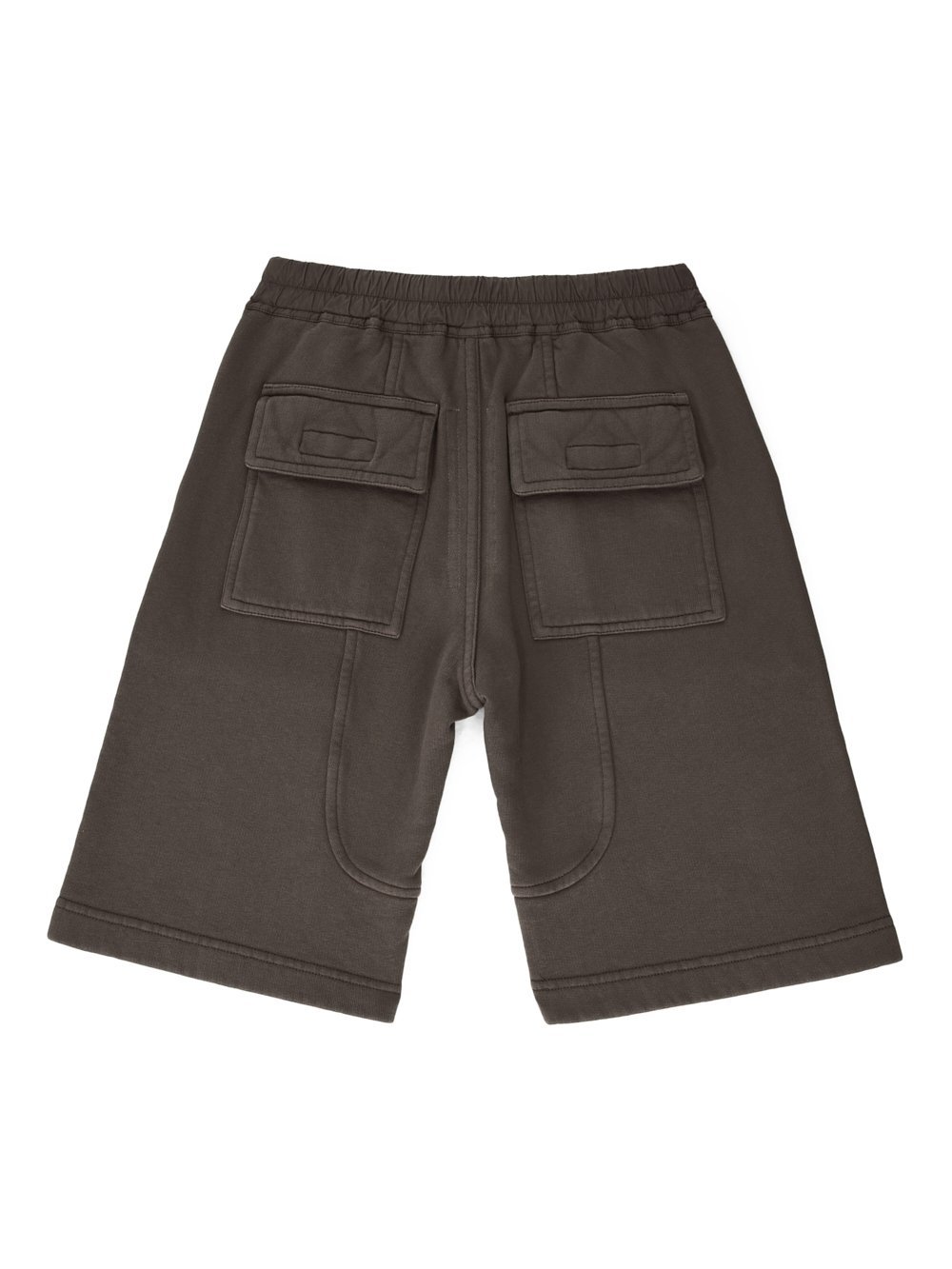 Rick Owens Pocket Drawstring Shorts In Gray