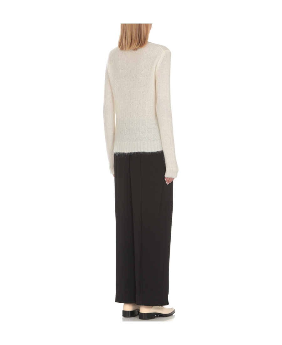Jil Sander Textured Chunky-knitted Jumper In White