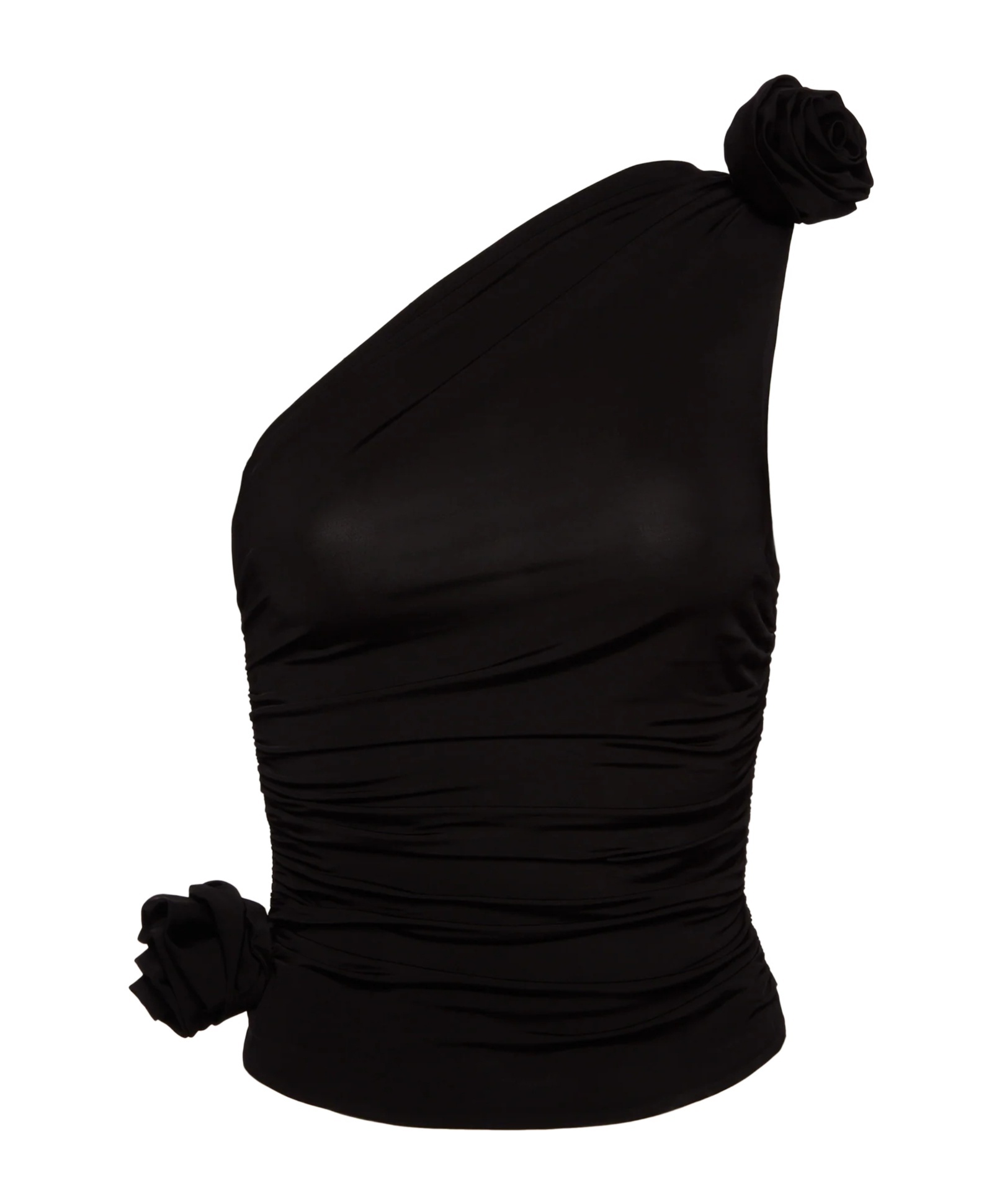 Magda Butrym One-shoulder T-shirt In Black