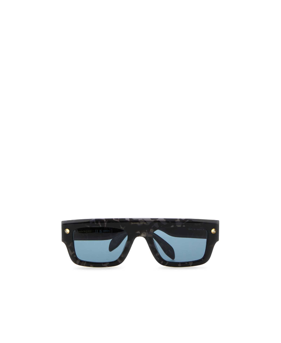 ALEXANDER MCQUEEN ALEXANDER MCQUEEN EYEWEAR RECTANGLE FRAME SUNGLASSES