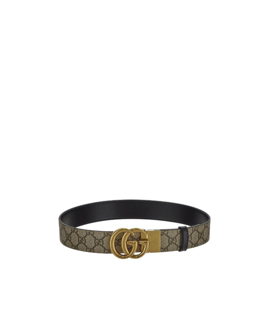 Gucci Gg Marmont Reversible Belt In Blue