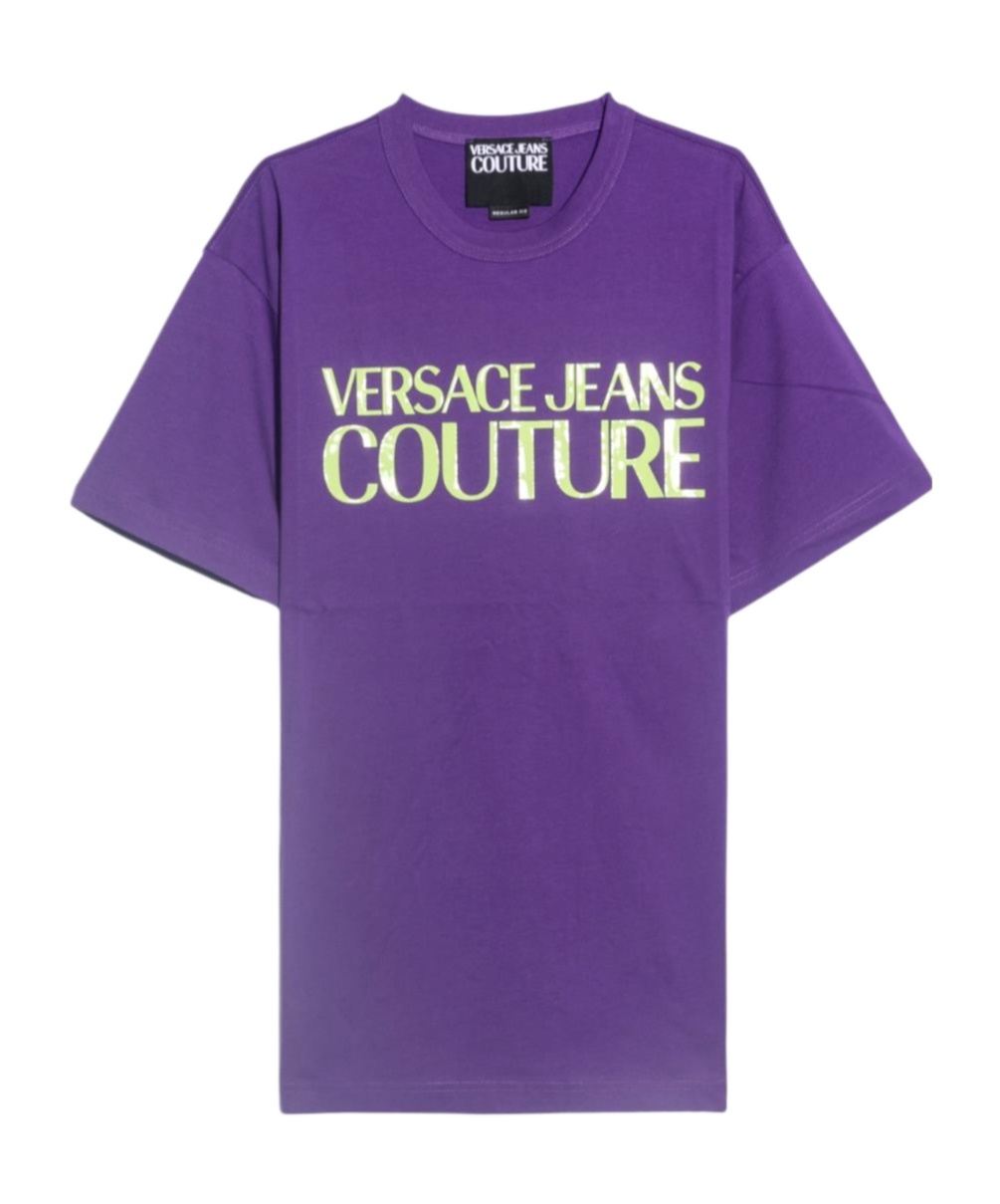 Versace Jeans Logo T-shirt In Purple