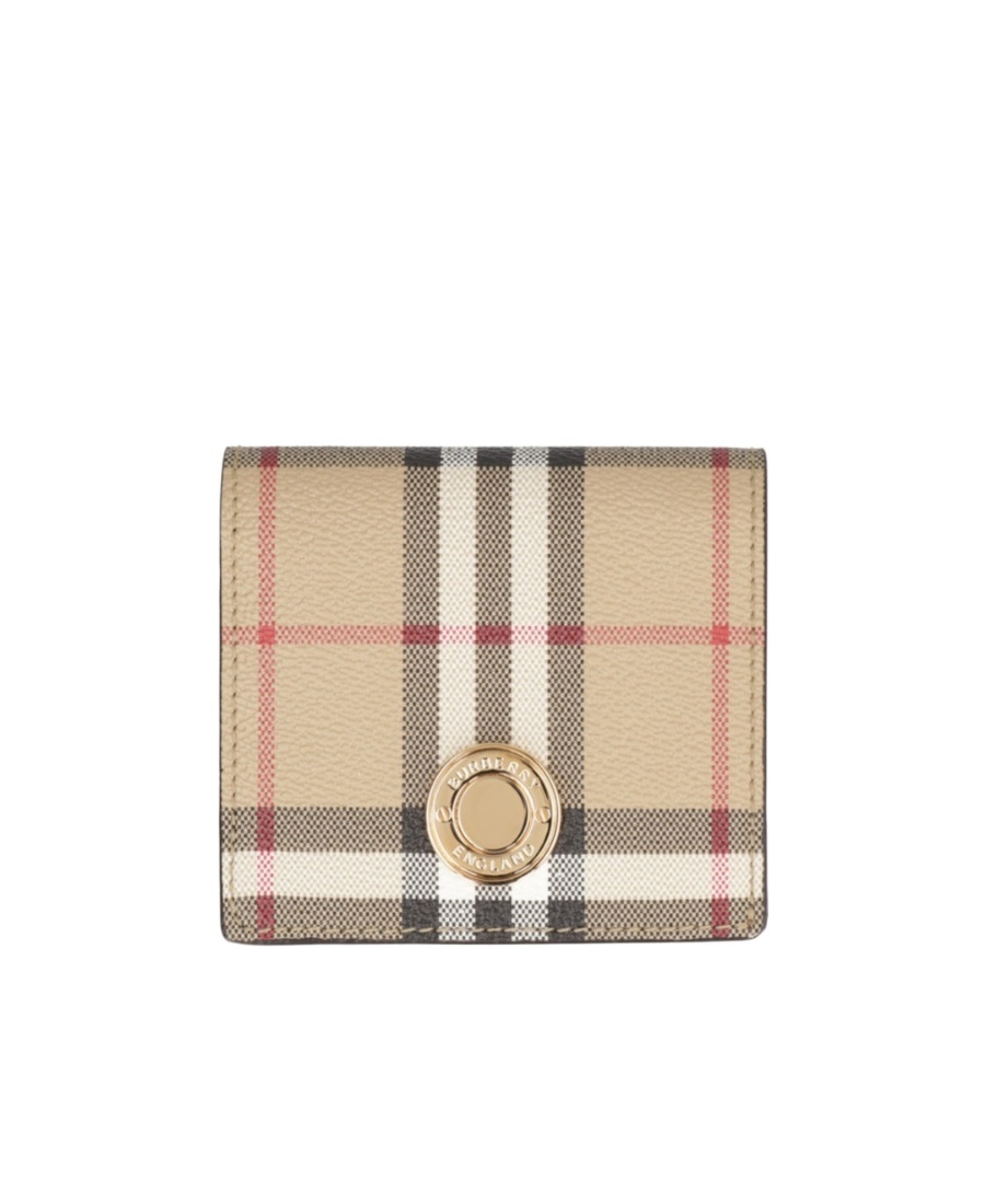Burberry Small Book Wallet In Nude