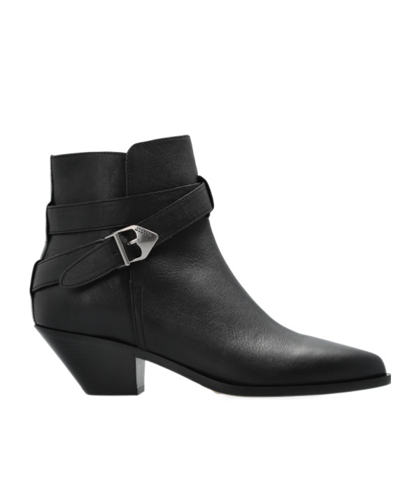 Isabel Marant Pointed Short Boots In Black