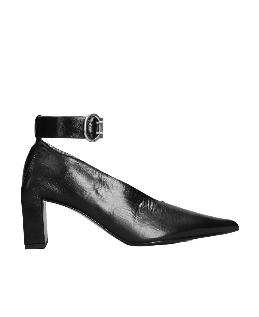 Jil Sander Woman Pumps Black Size 5 Soft Leather In Black