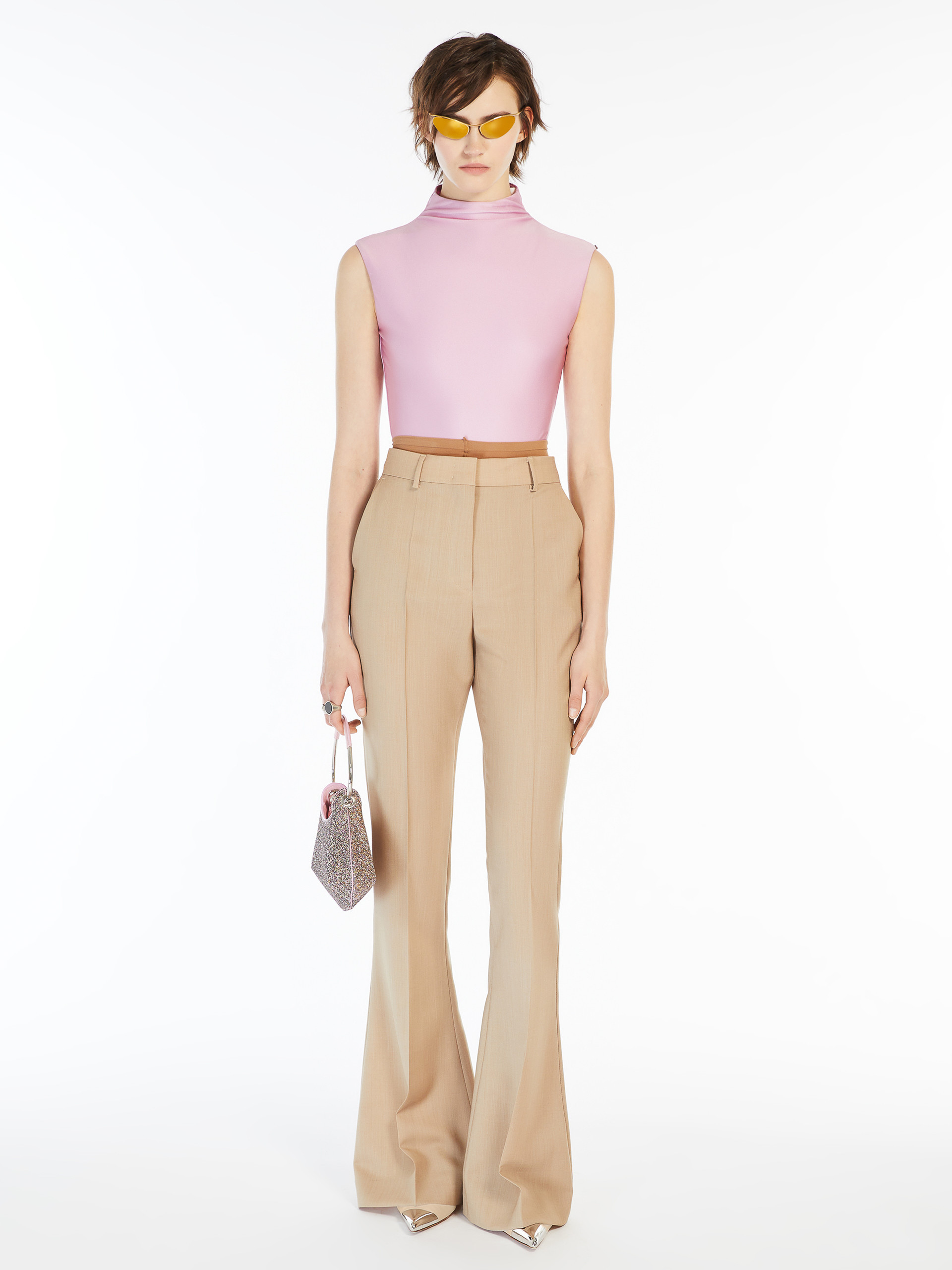 Sportmax Sleeveless Jumpsuit In Pink