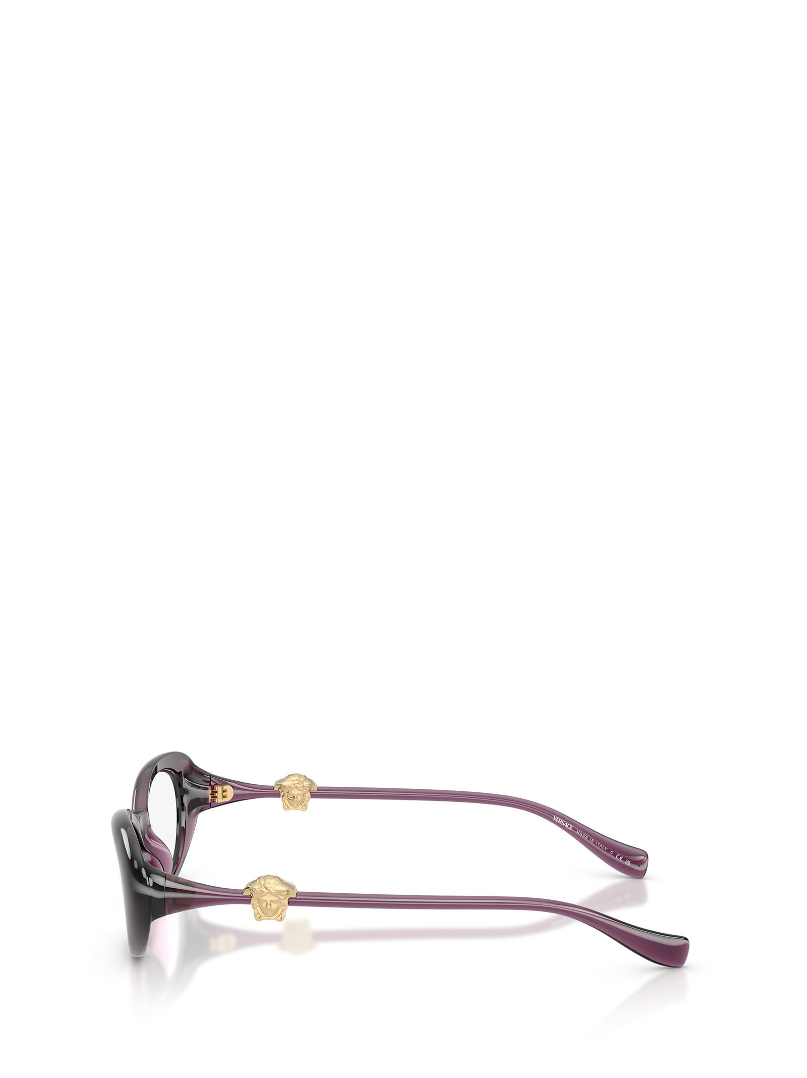 Versace Full-frame Plain Mirror In Burgundy