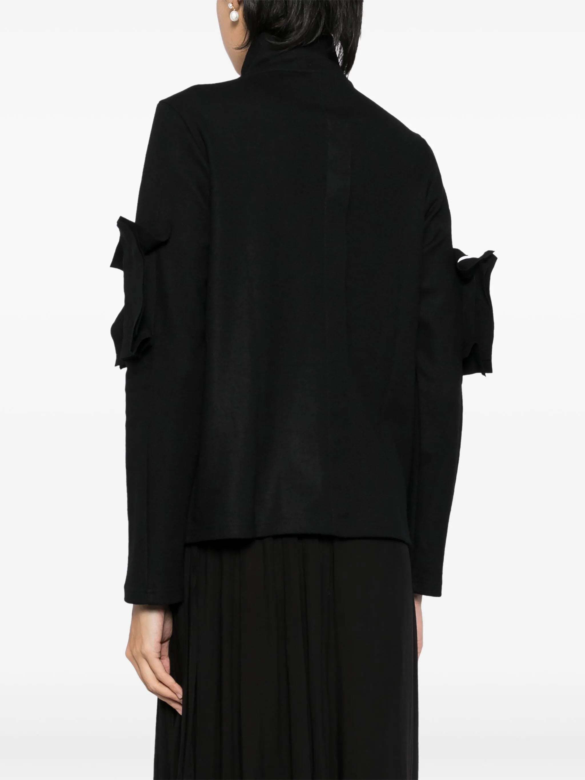 Yohji Yamamoto Three-dimensional Pattern Shirt In Black