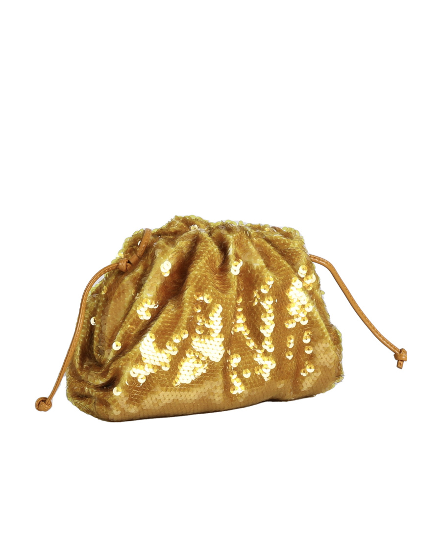 Bottega Veneta Mini Pouch Shoulder Bag In Brown