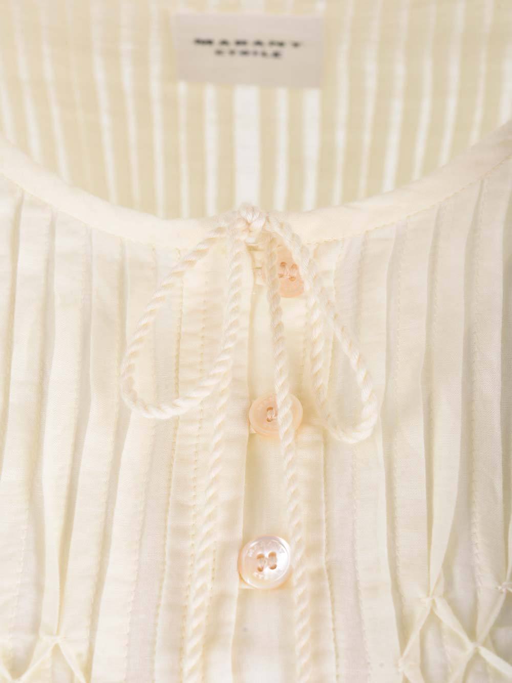Isabel Marant Étoile Axeliana Blouse In Ecru In White