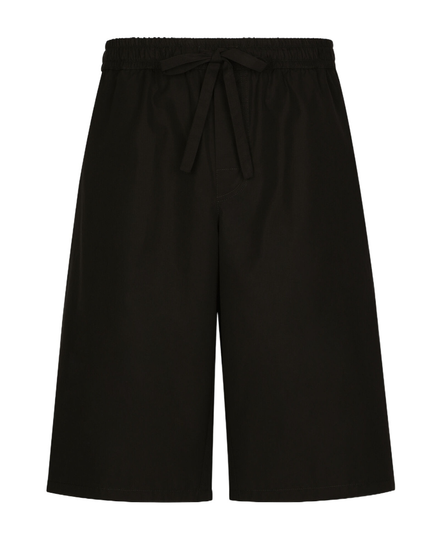 Dolce & Gabbana Drawstring Track Shorts In Black