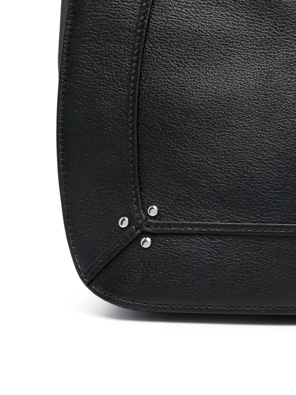 Jérôme Dreyfuss Jerome Dreyfuss Pepito Medium Leather Tote Bag In Black