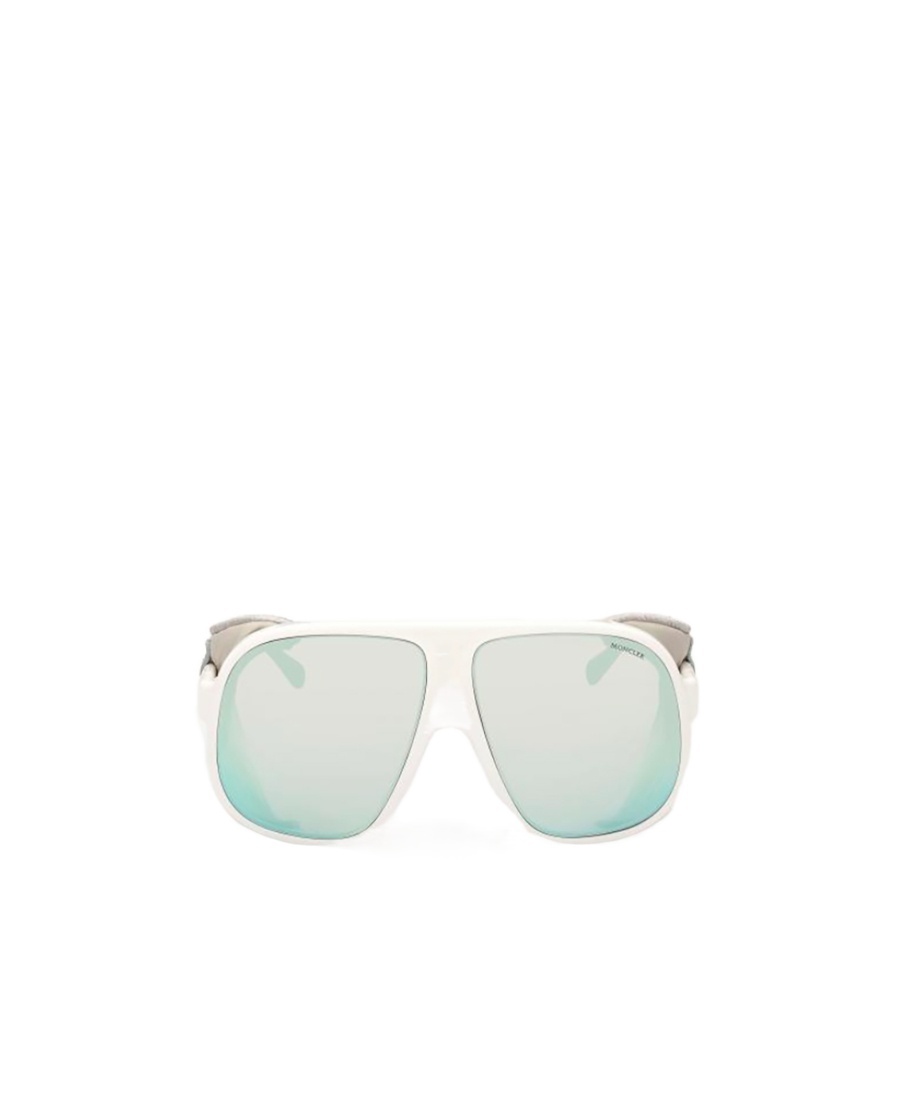 Moncler Mask-frame Sunglasses In White