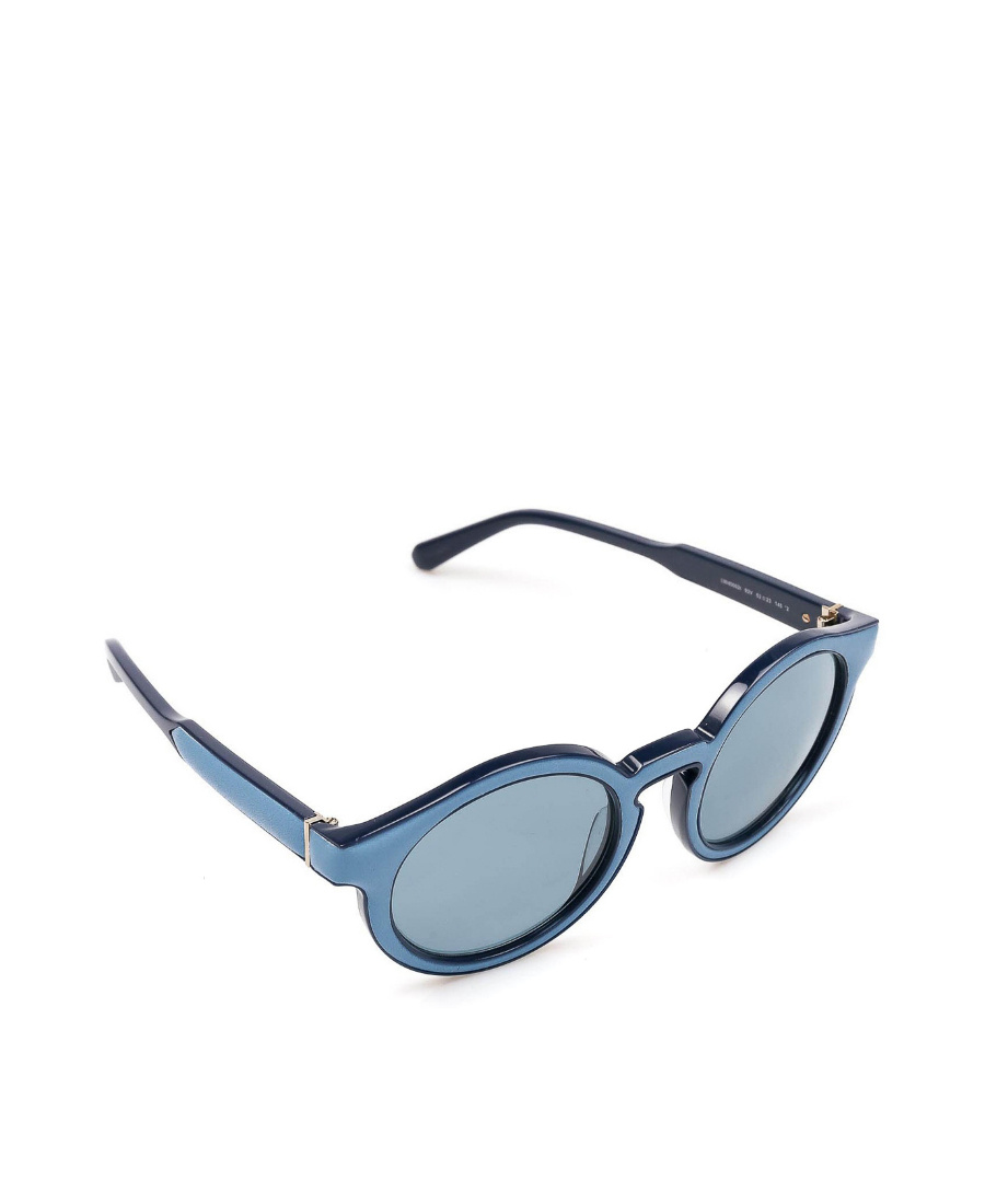 Loewe Logo Logo Sunglasses In Blue