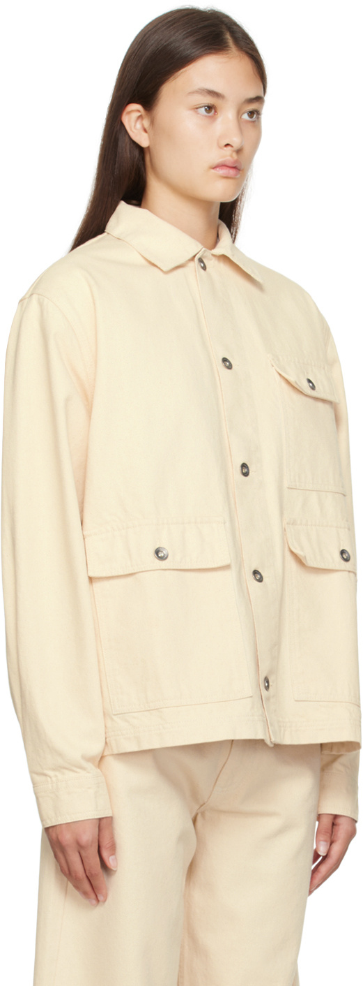 HENRIK VIBSKOV LOGO DENIM JACKET 