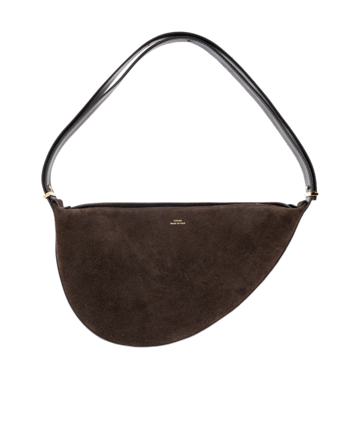 Totême Zippered Shoulder Bag In Black