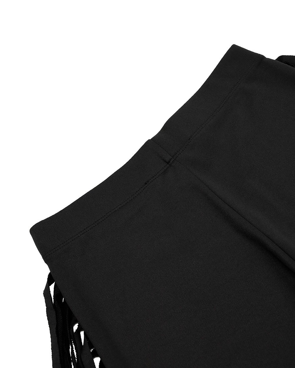 Moschino Fringed Sweatpants In Black