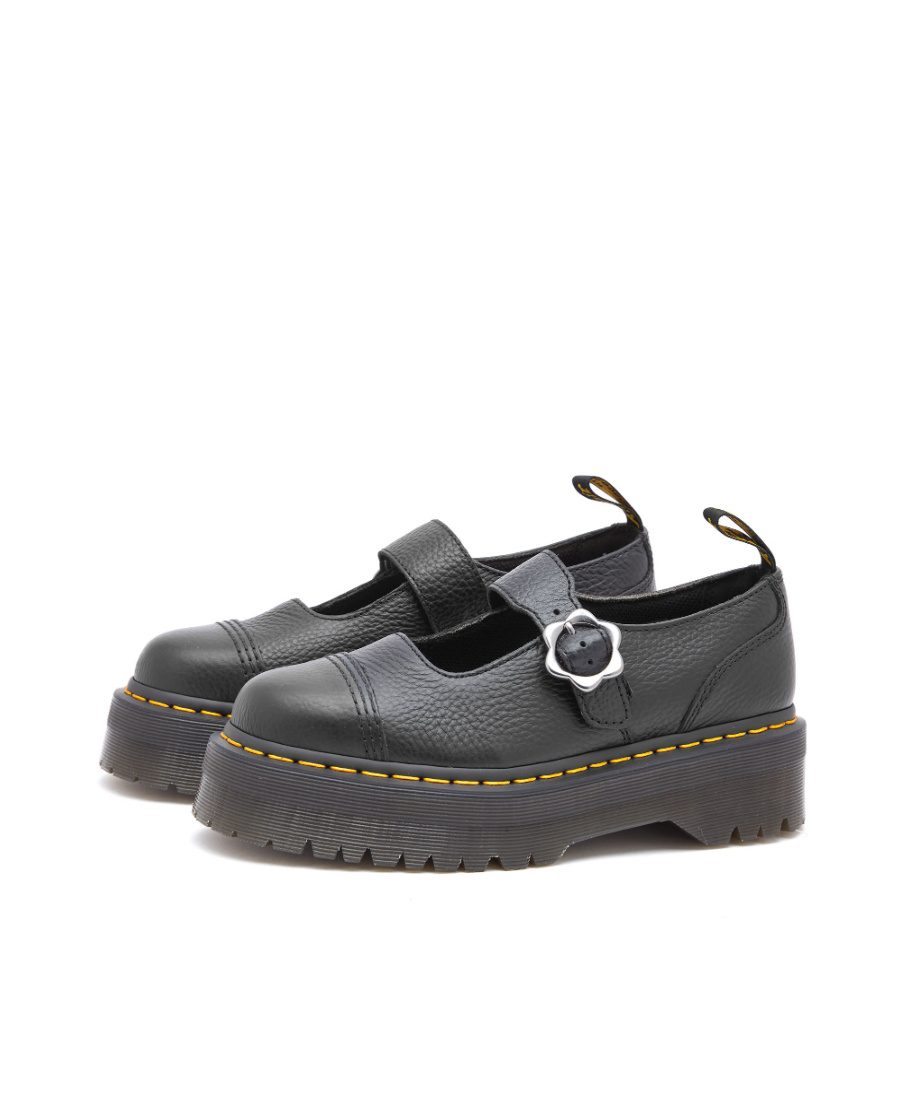 Dr. Martens Logos With Thick Soles In Black