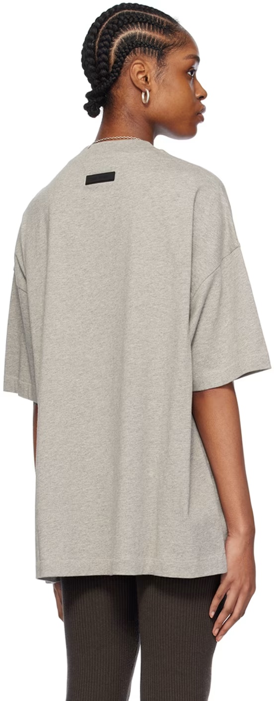 Shop Essentials Logo-appliqué Cotton T-shirt In White