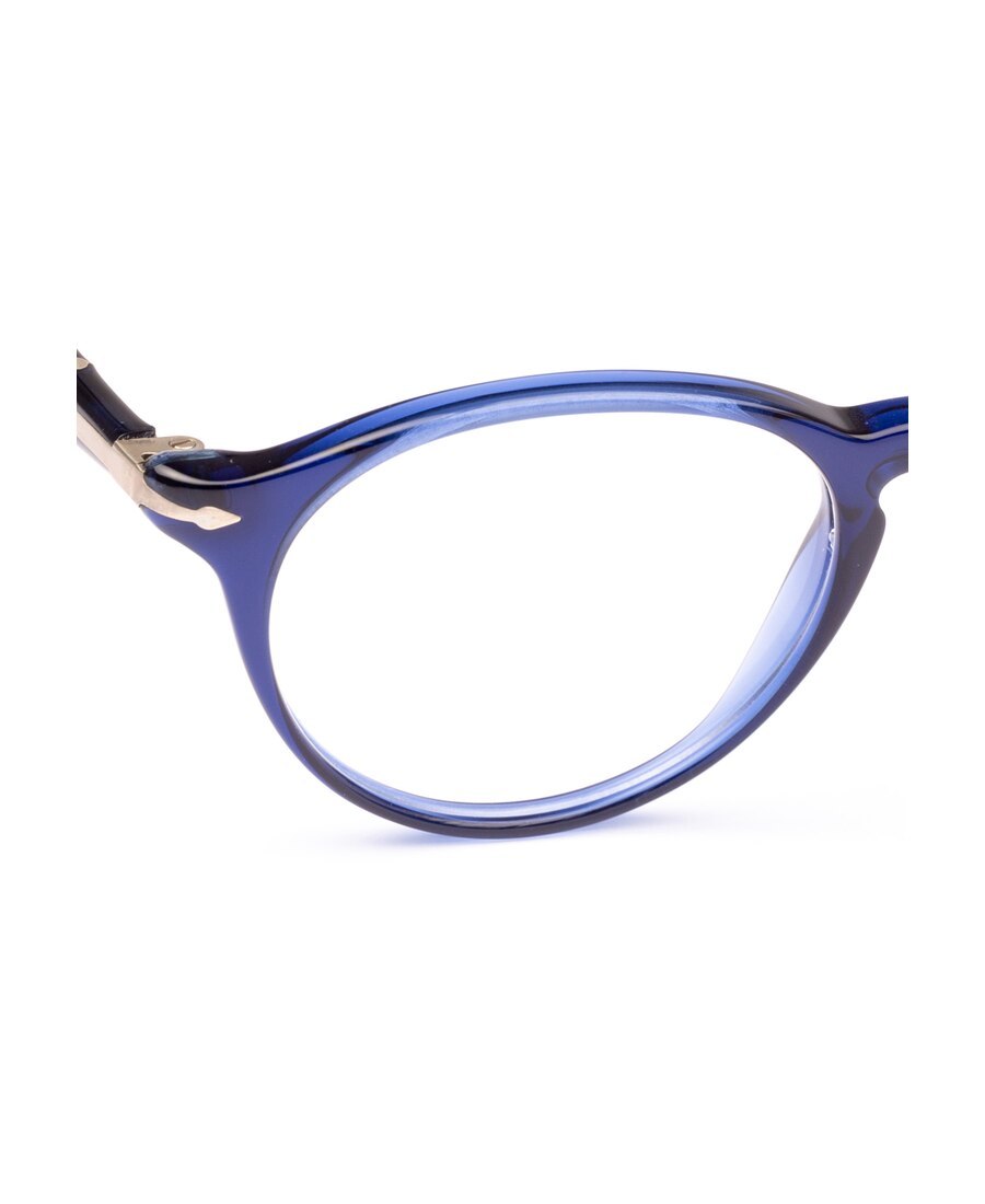 Persol Round Frame Glasses In White