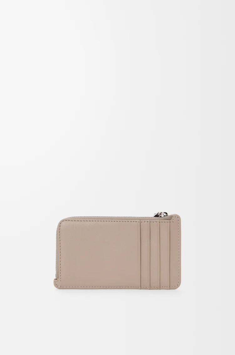 Loewe Knot Coin Cardholder In Shiny Nappa Calfskin In Brown