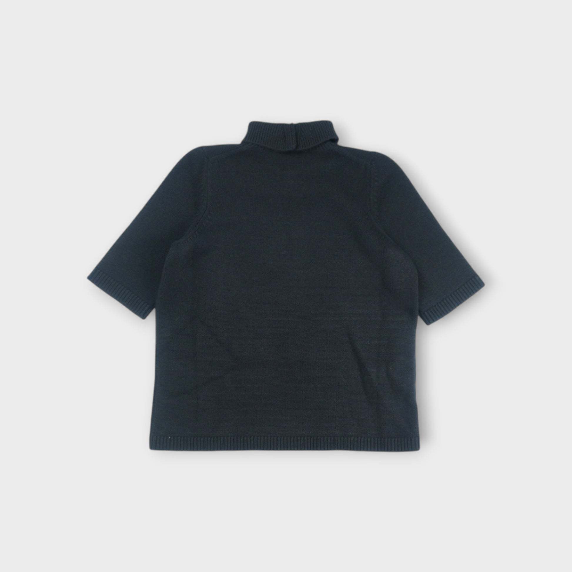 Alaïa Roll-neck Top In Black