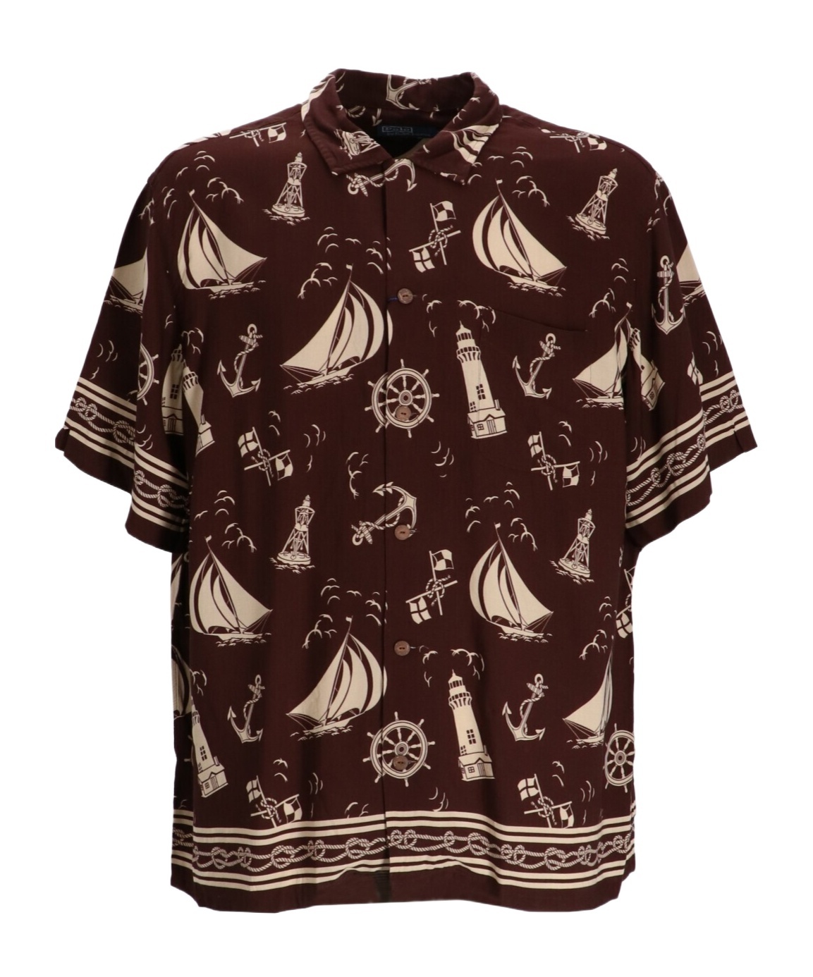 Polo Ralph Lauren Graphic-print Shirt In Brown