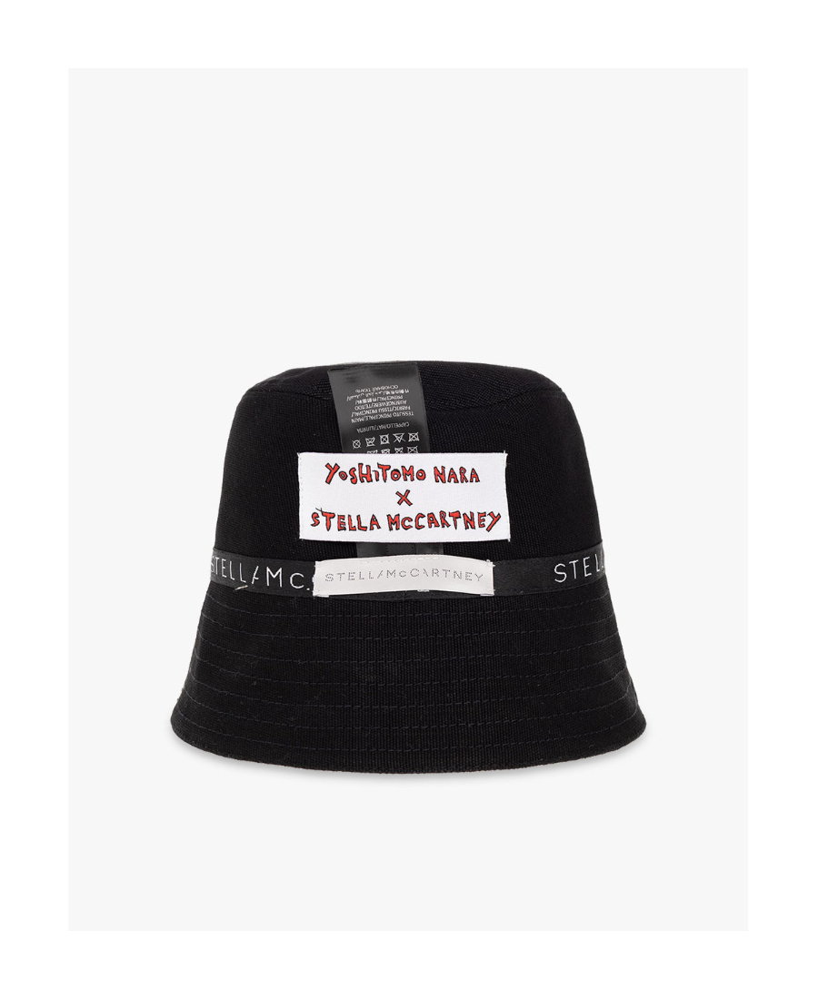 Stella Mccartney X Yoshitomo Nara Co-signed Double-sided Fisherman's Hat In Nude
