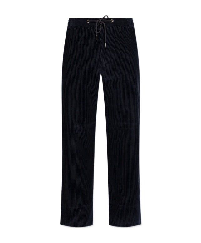 Moncler Corduroy Trousers In Blue