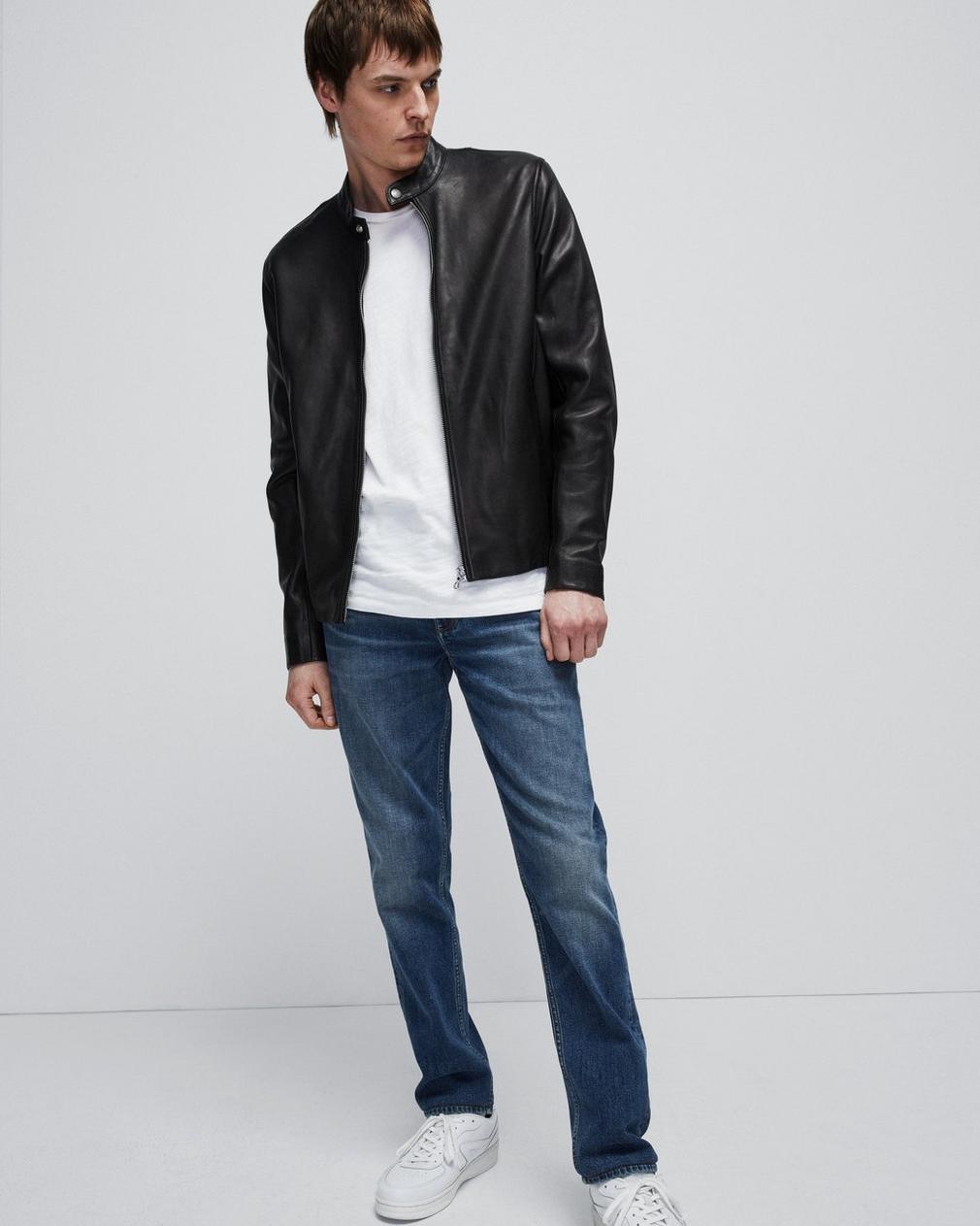 Rag & Bone Belt Ring Denim Trousers In Blue