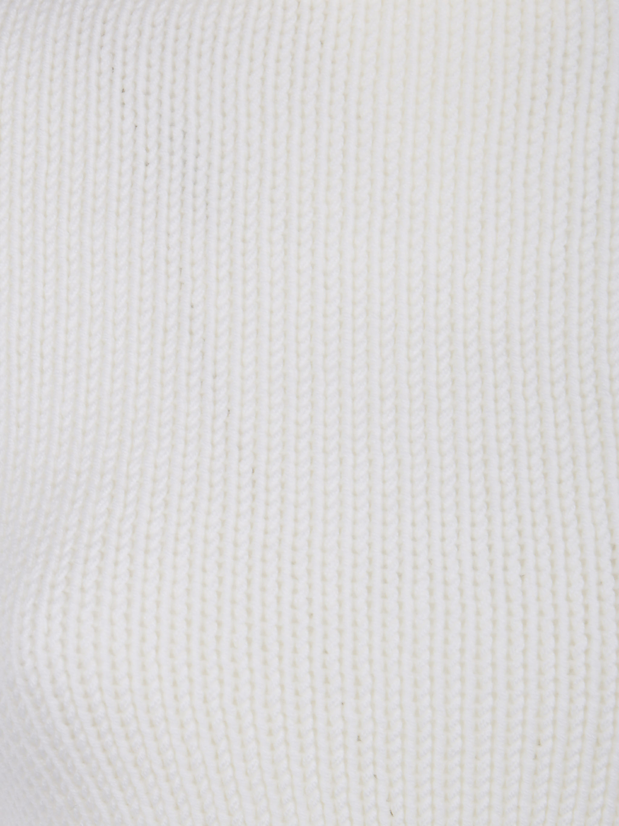 Baserange Ribbed Turtleneck Sweater In White