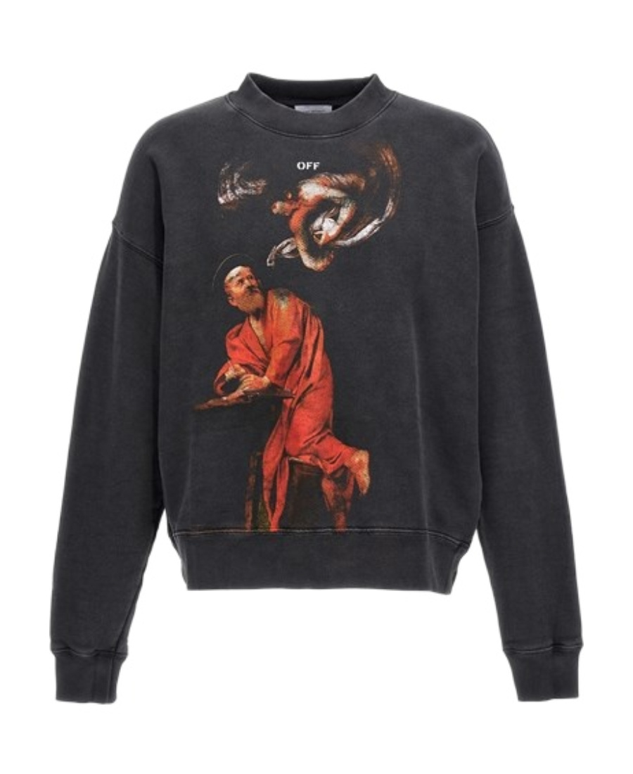 OFF-WHITE S.MATTHEW COTTON SWEATSHIRT 